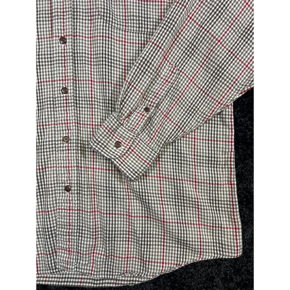 1960's Vintage Woolrich Mens Large Button Down Plaid Shirt Long Sleeve - Picture 3 of 6